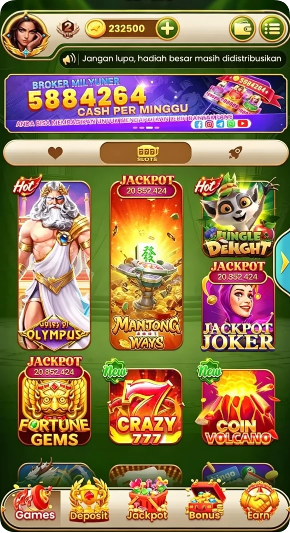 Tampilan Aplikasi marquee Resmi dan Terpercaya di Android
